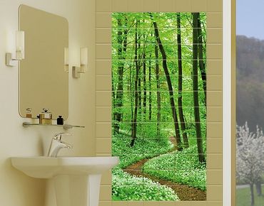 Tile sticker - Romantic Forest Track