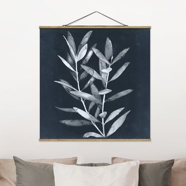 Fabric print with poster hangers - Branch On Denim II