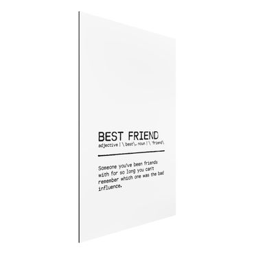 Print on aluminium - Definition Best Friend