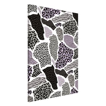 Magnetic memo board - Animal Print Zebra Tiger Leopard Europe