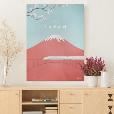 Print on canvas - Travel Poster - Japan