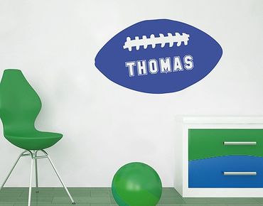 Wall sticker - No.RS64 Customised text Football-Name