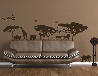 Wall sticker - No.RS71 Life In The Savannah
