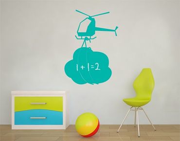 Wall sticker board - No.AC83 Helicopter