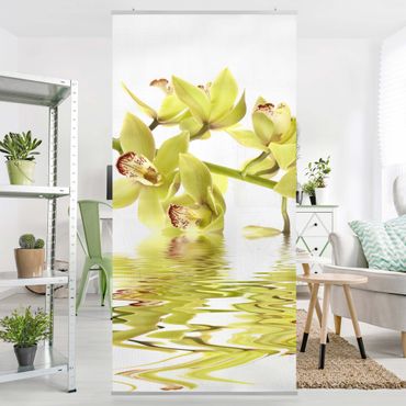 Room divider - Elegant Orchid Waters