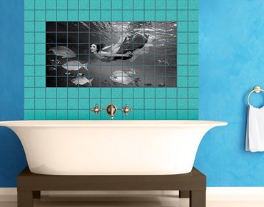 Tile sticker - Underwater Beauty II