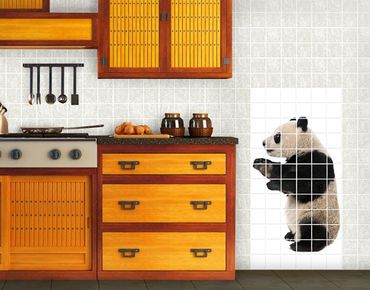 Tile sticker - Standing Panda