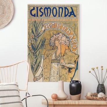 Canvas print - Alfons Mucha - Poster For The Play Gismonda