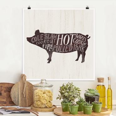 Poster - Farm BBQ - Pig
