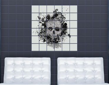 Tile sticker - Skull