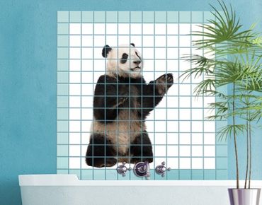 Tile sticker - Sitting Panda