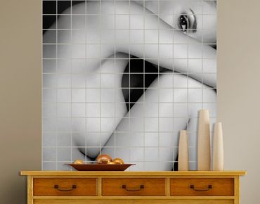 Tile sticker - Lateral Female Nude Photo ll