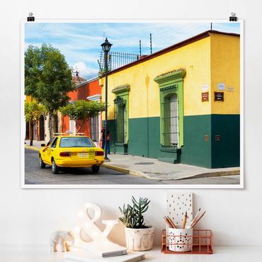 Poster - Colourful Mexican Street
