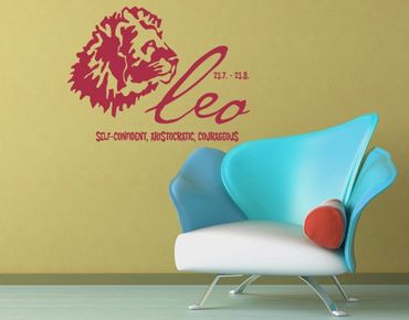 Wall sticker - No.UL756 Zodiac Sign Leo