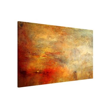 Magnetic memo board - Joseph Mallord William Turner - Sunset Over A Lake