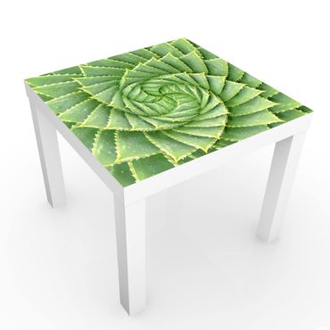 Adhesive film for furniture IKEA - Lack side table - Spiral Aloe