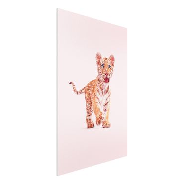 Print on forex - Tiger With Glitter