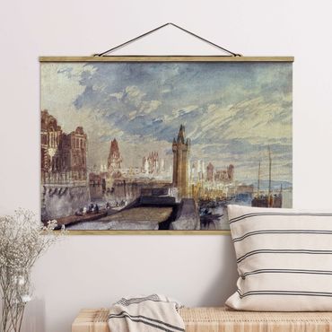 Fabric print with poster hangers - William Turner - Mainz