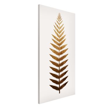 Magnetic memo board - Golden Leave - Fern