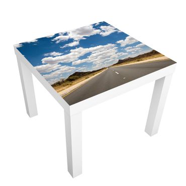 Adhesive film for furniture IKEA - Lack side table - Route 66