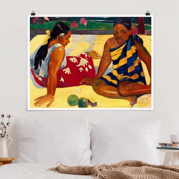Poster - Paul Gauguin - Parau Api (Two Women Of Tahiti)