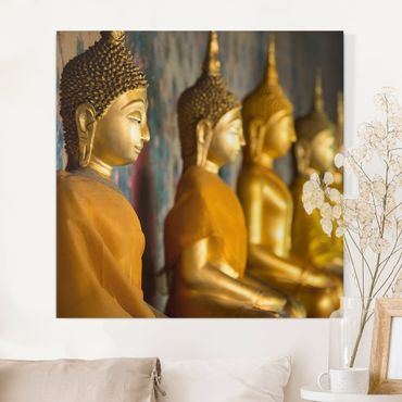 Print on canvas - Golden Buddha Statue