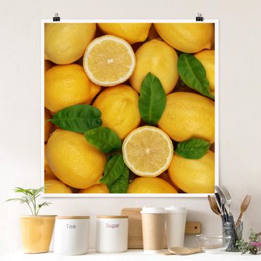 Poster - Juicy lemons