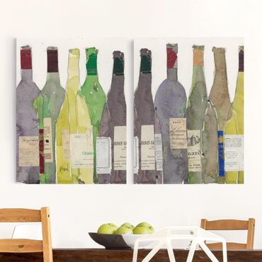 Print on canvas - Wine & Spirits Set II