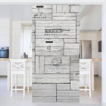 Room divider - Shabby Wooden Crates