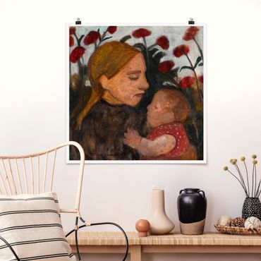 Poster - Paula Modersohn-Becker - Girl with Child