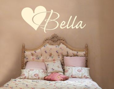 Wall sticker quote - No.UL840 Customised text Initial B