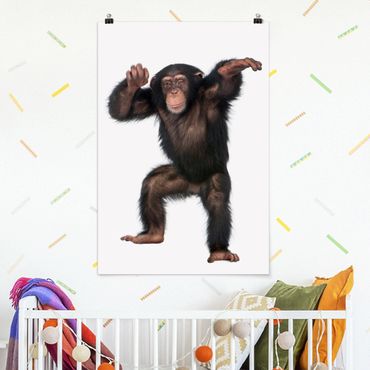 Poster animals - Jolly Monkey