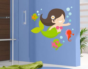 Wall sticker - No.EK150 Mermaid