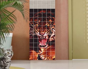 Tile sticker - Wild Tiger