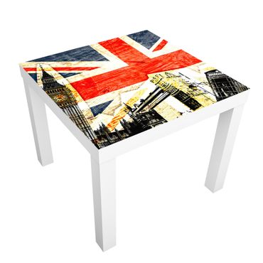 Adhesive film for furniture IKEA - Lack side table - This Is London!