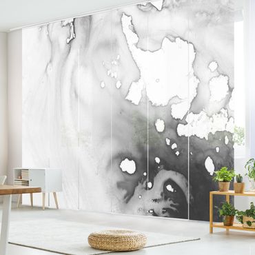 Sliding panel curtains set - Dust And Water III