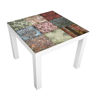 Adhesive film for furniture IKEA - Lack side table - Old Patterns