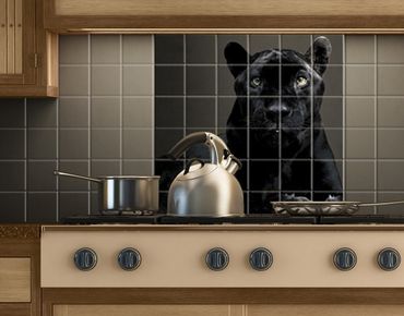 Tile sticker - Black Puma