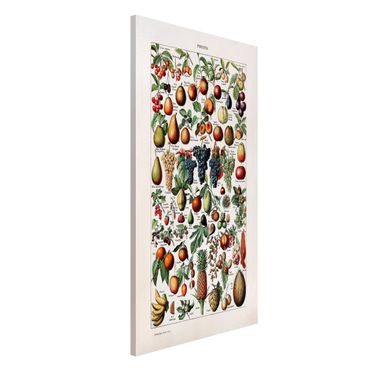 Magnetic memo board - Vintage Board Fruits