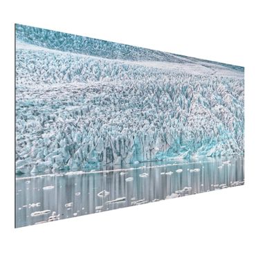 Print on aluminium - Glacier On Iceland