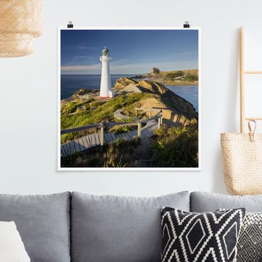 Poster - Castle Point Lighthouse New Zealand