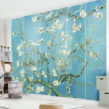 Sliding panel curtains set - Vincent Van Gogh - Almond Blossoms