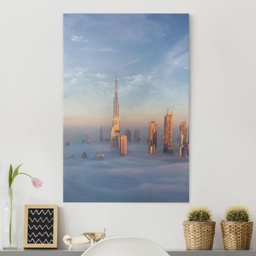 Print on canvas - Dubai Above The Clouds