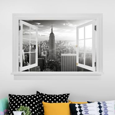 Wall sticker - Open Window Manhattan Skyline