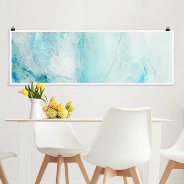Panoramic poster abstract - Arctic II