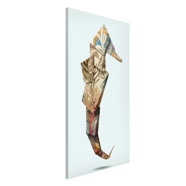 Magnetic memo board - Origami Seahorse