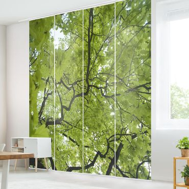 Sliding panel curtains set - Treetop