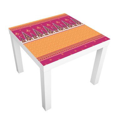 Adhesive film for furniture IKEA - Lack side table - Summer Sari