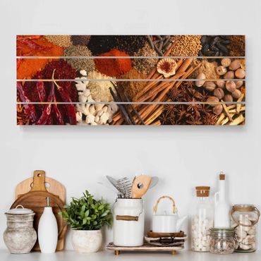 Print on wood - Exotic Spices