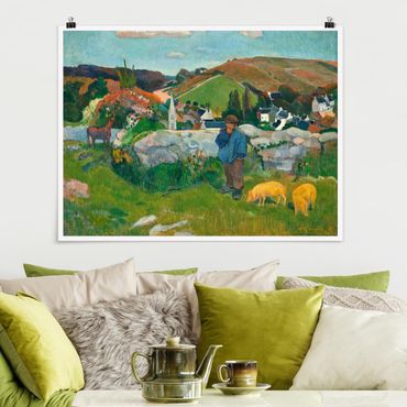 Poster - Paul Gauguin - The Swineherd